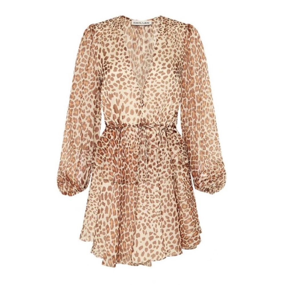 Shona Joy Ghetty Balloon Sleeve Mini Dress - Picture 4 of 8